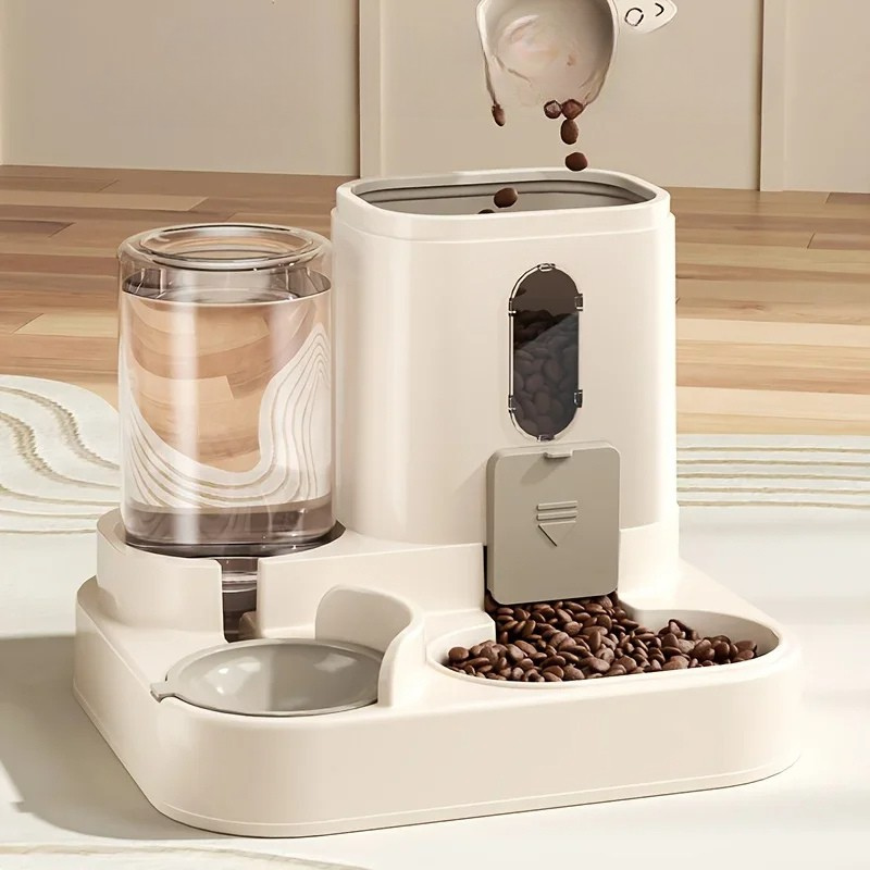 NOMOVA 2 in 1 Dog and Cat Feeder with Water Dispenser