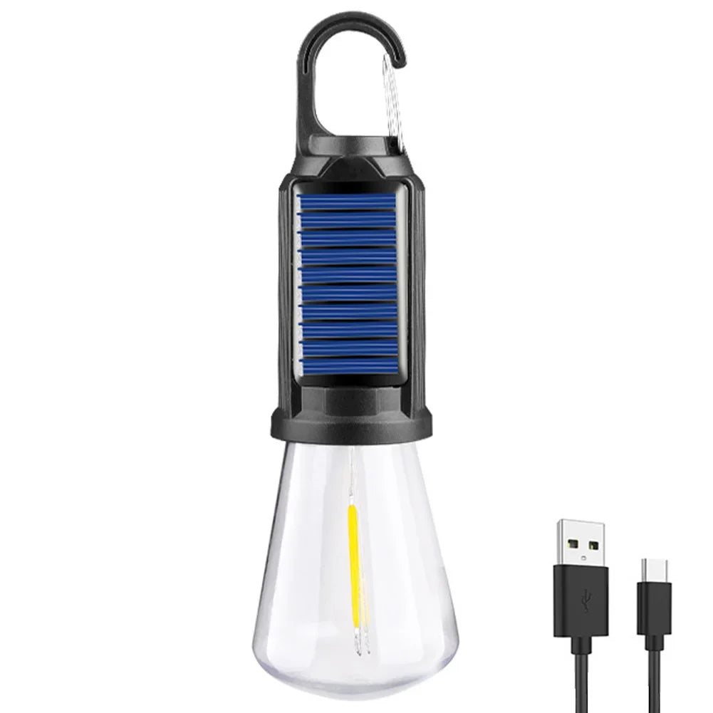 Solar Rechargeable Hooked Camping Light - product detail 5