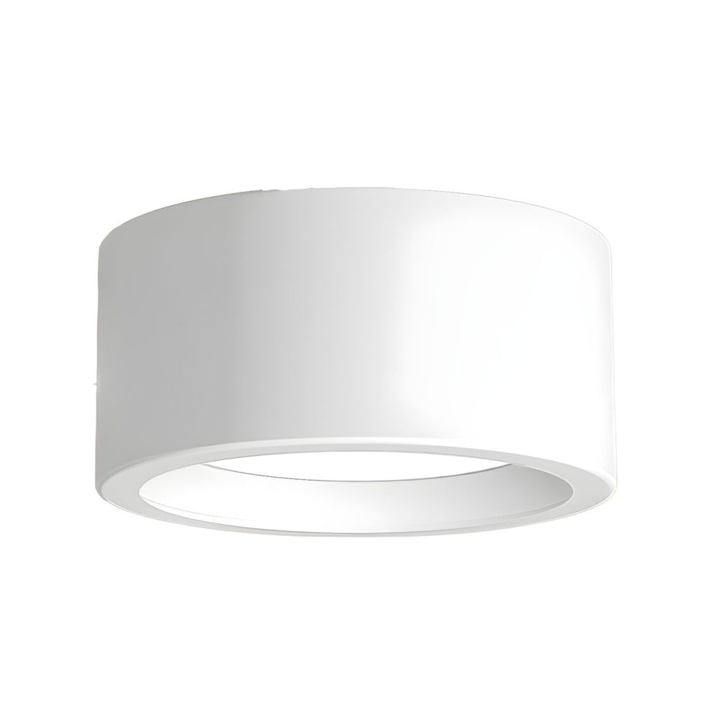 Lámpara LED de techo cilíndrica de montaje al ras con diseño moderno e iluminación energéticamente eficiente