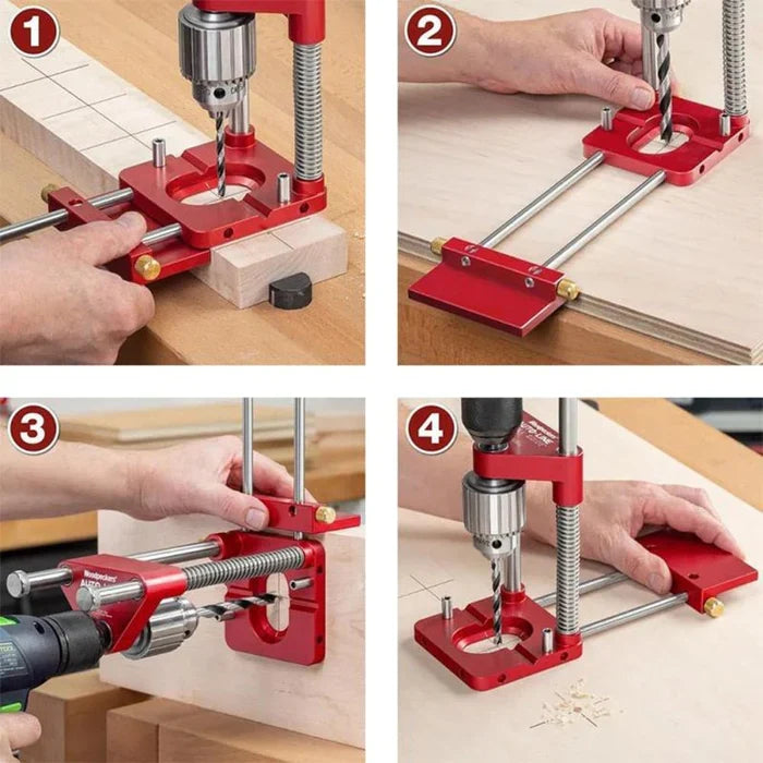 Freely Adjustable Drilling Locator - Woodworking Drilling - product detail 3