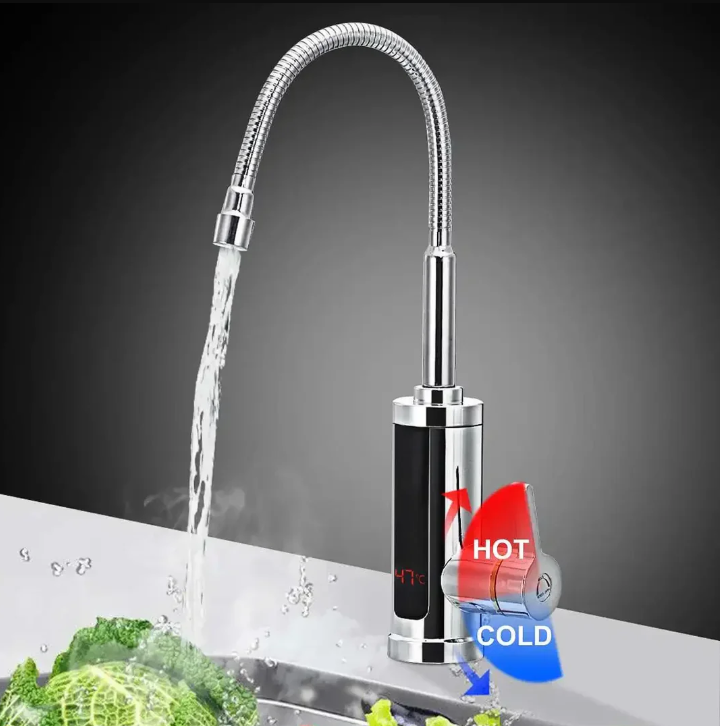 Kitchen hot water tap with 3000W power - product detail 4