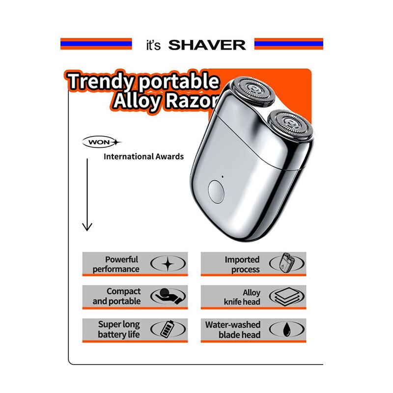 Mini Magnetic Men'S Electric Shaver - product detail 5