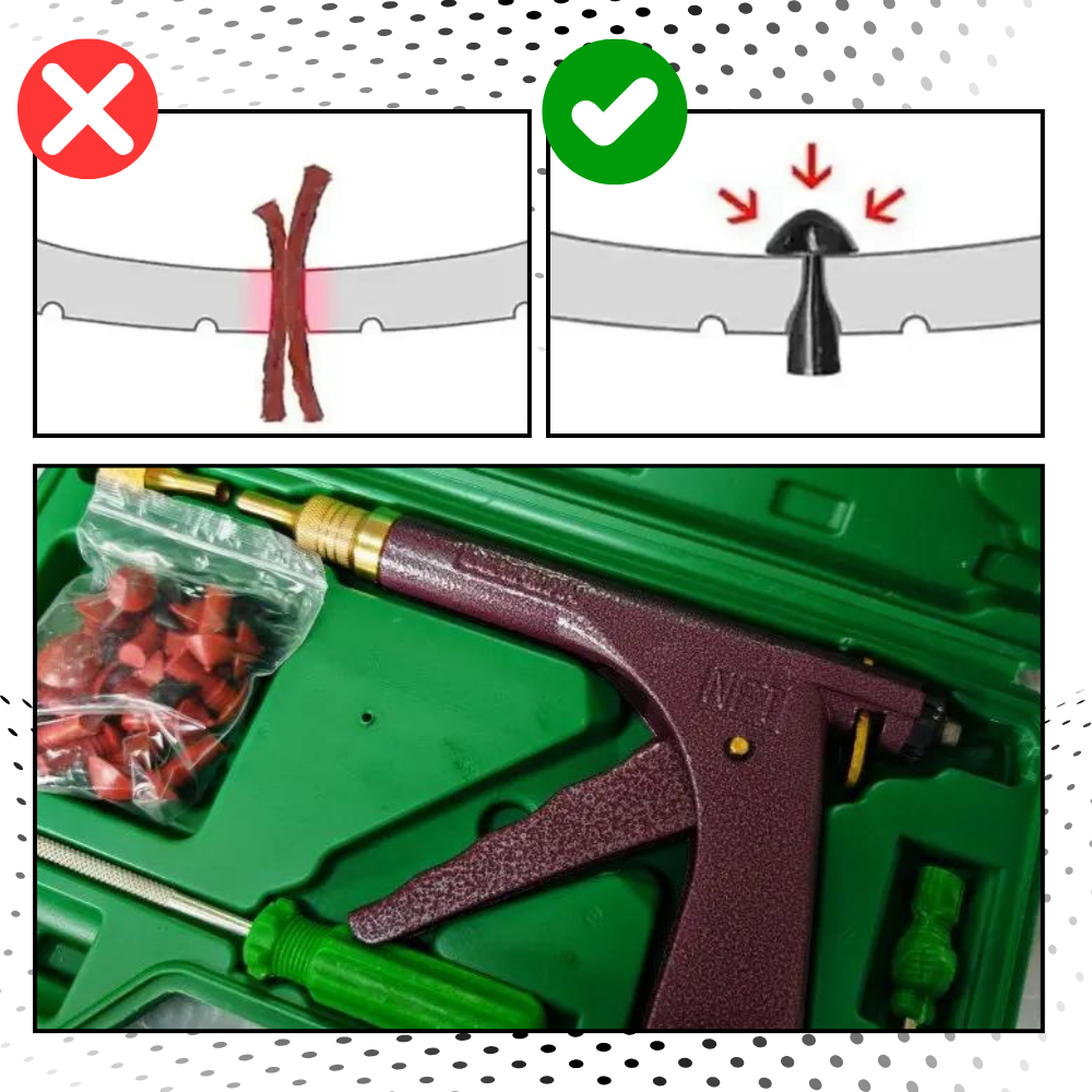 Universal Tire Puncture Repair Kit - product detail 4