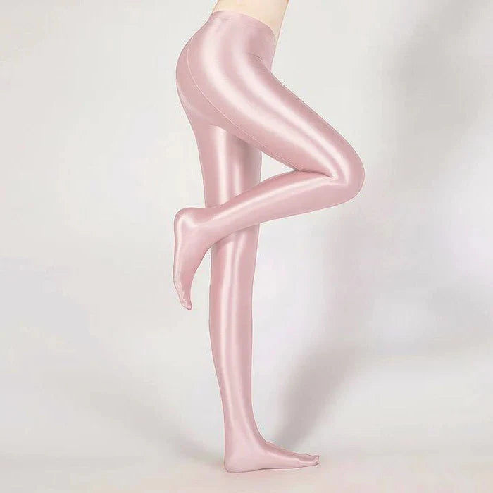 Glossy Opaque Shiny High Waist Sexy Stockings - High Elastic Skinny Leggings Pencil Pants - product image 1