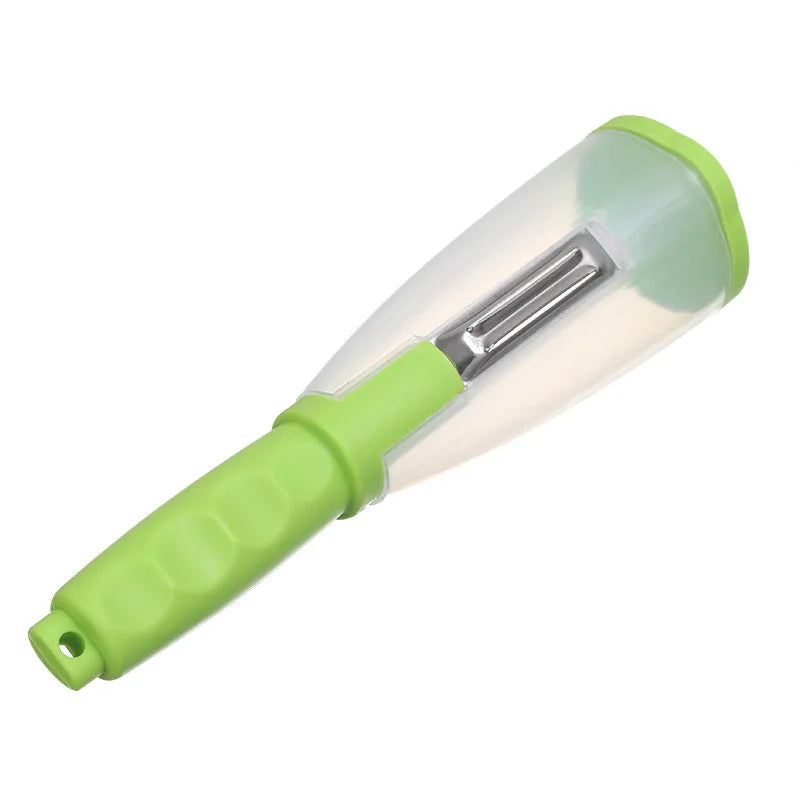 Multifunction Apple and Vegetable Peeler with Storage Tube - product detail 5