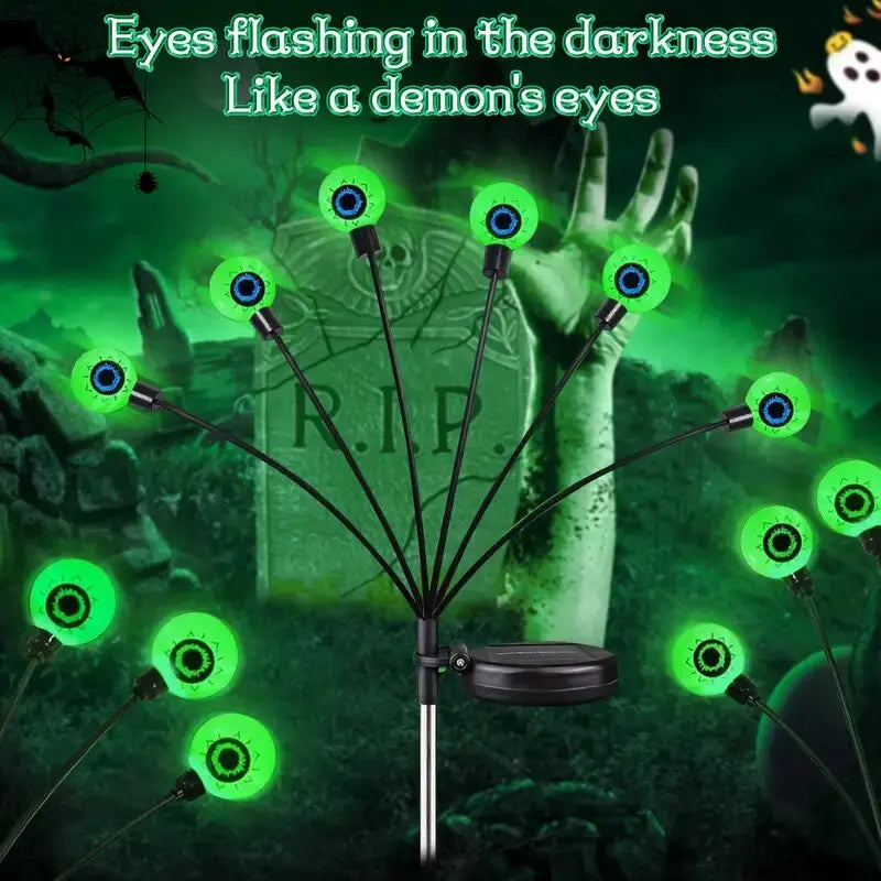Lighted Halloween Eyeball Props Solar Garden Lights - product detail 5
