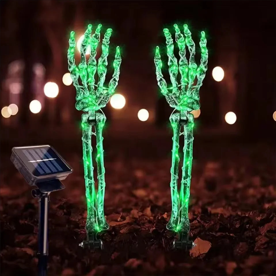 Halloween Skeleton Hand Solar Lights - product detail 5