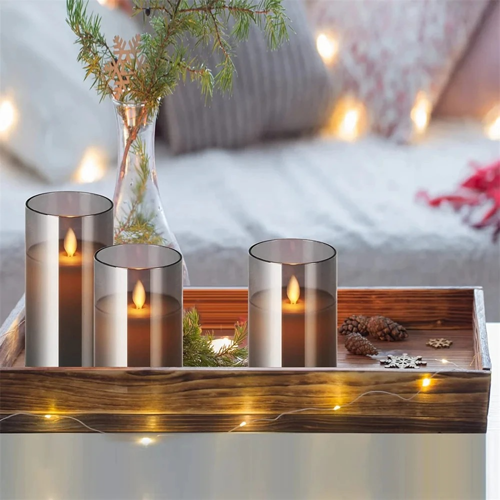 Realistic Flameless Candles With Remote - product detail 6