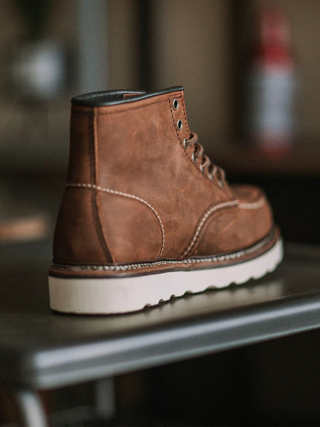 Men's Full Grain Leather Moccasin Toe Work Boots - product image 13