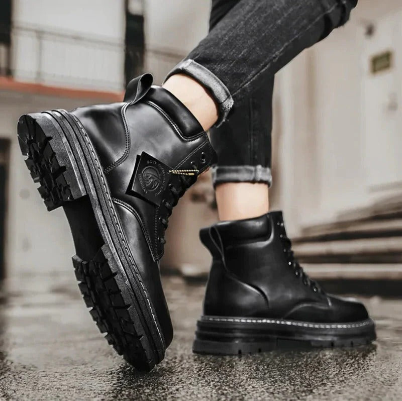 Waterproof Men's Lace-Up Boots With Comfort Sole - product image 5