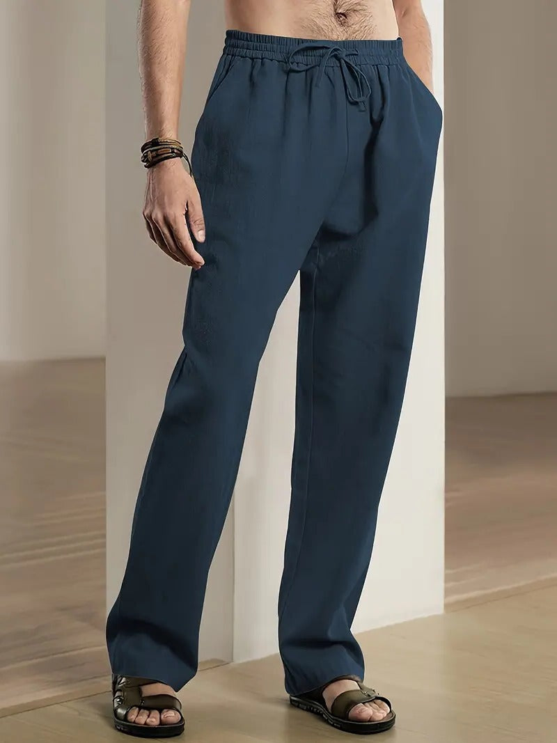 Baggy Linen Pants For Men - product image 3