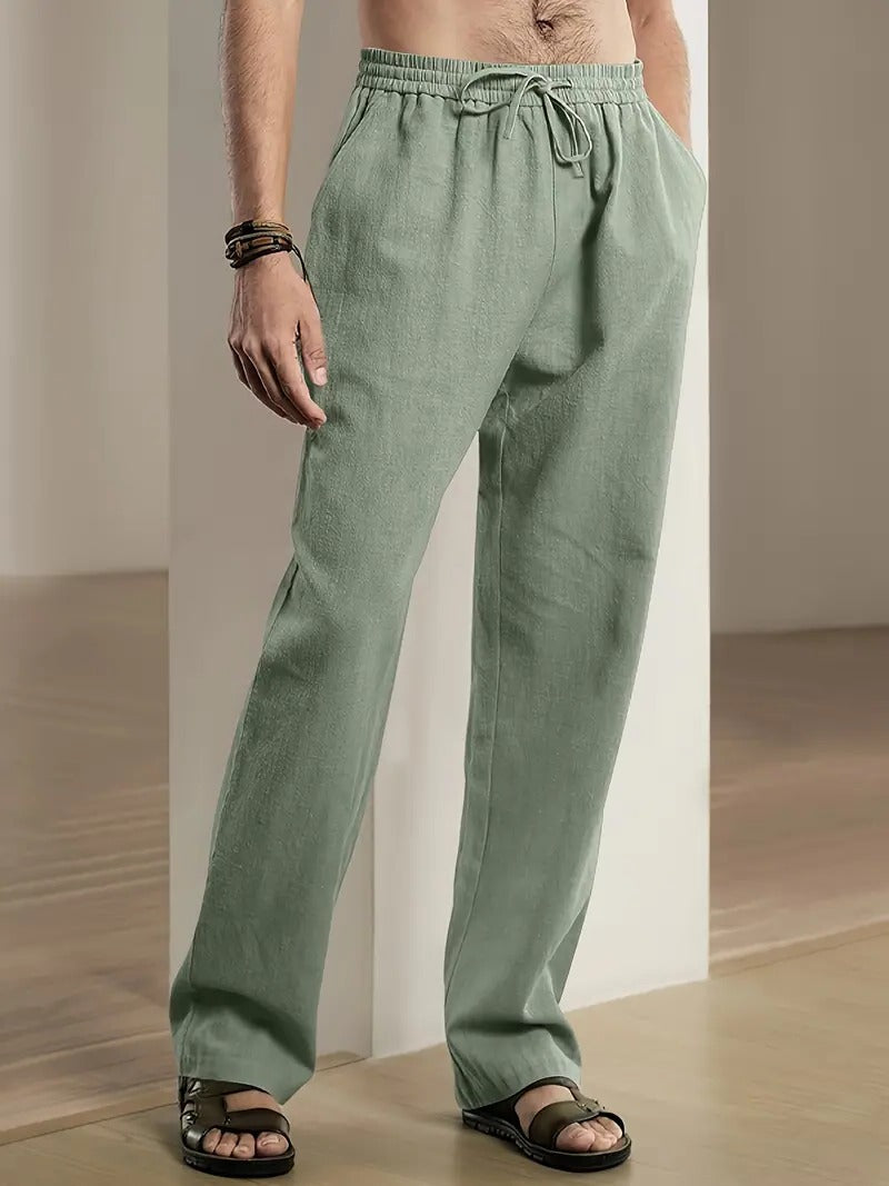 Baggy Linen Pants For Men - product image 4