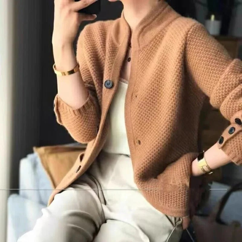 Soft Button Blazer - Structured Knit - product image 2