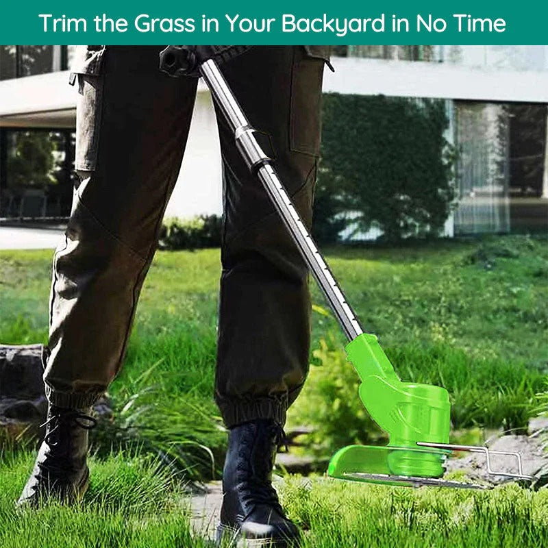 Powerful Electric Battery Operated Cordless Grass Trimmer - product detail 6