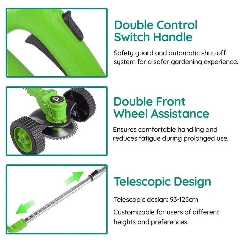 Powerful Electric Battery Operated Cordless Grass Trimmer - product detail 10