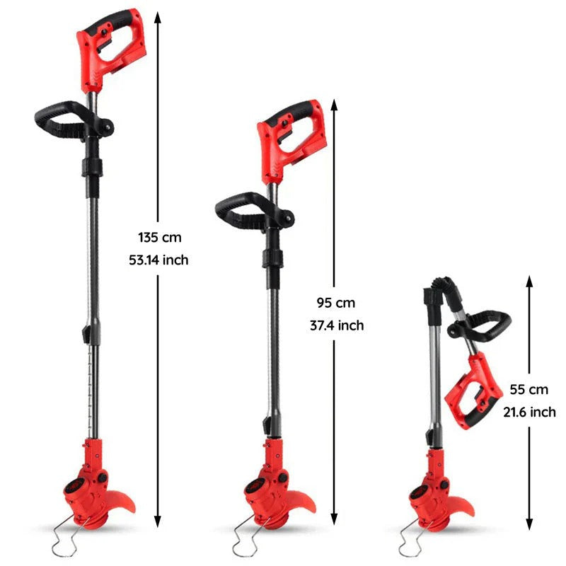 Powerful Electric Battery Operated Cordless Grass Trimmer - product detail 12