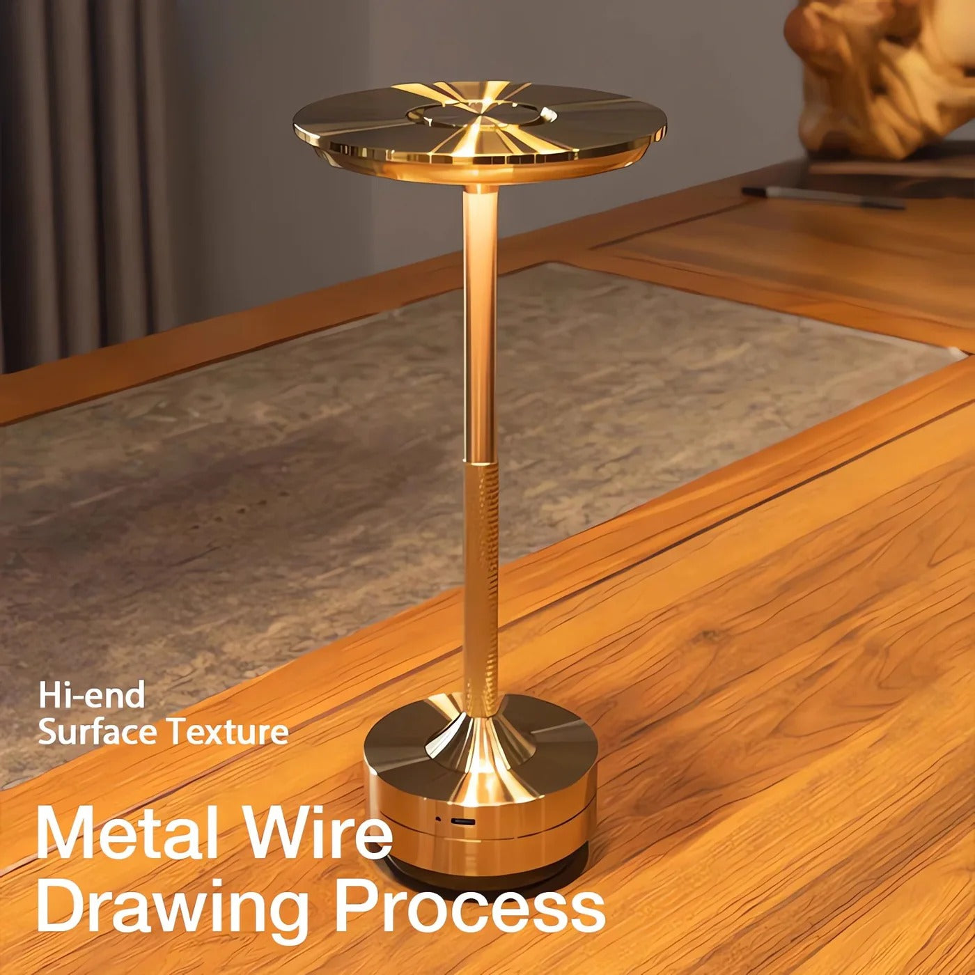 Cordless Table Lamp with Touch Control & Modern Nordic - product detail 8