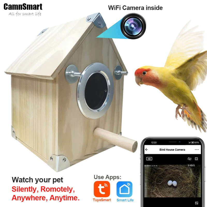 Bird Watching Nesting Feeder Nest Cam Box with Camera - product detail 2