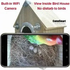 Bird Watching Nesting Feeder Nest Cam Box with Camera - product detail 6