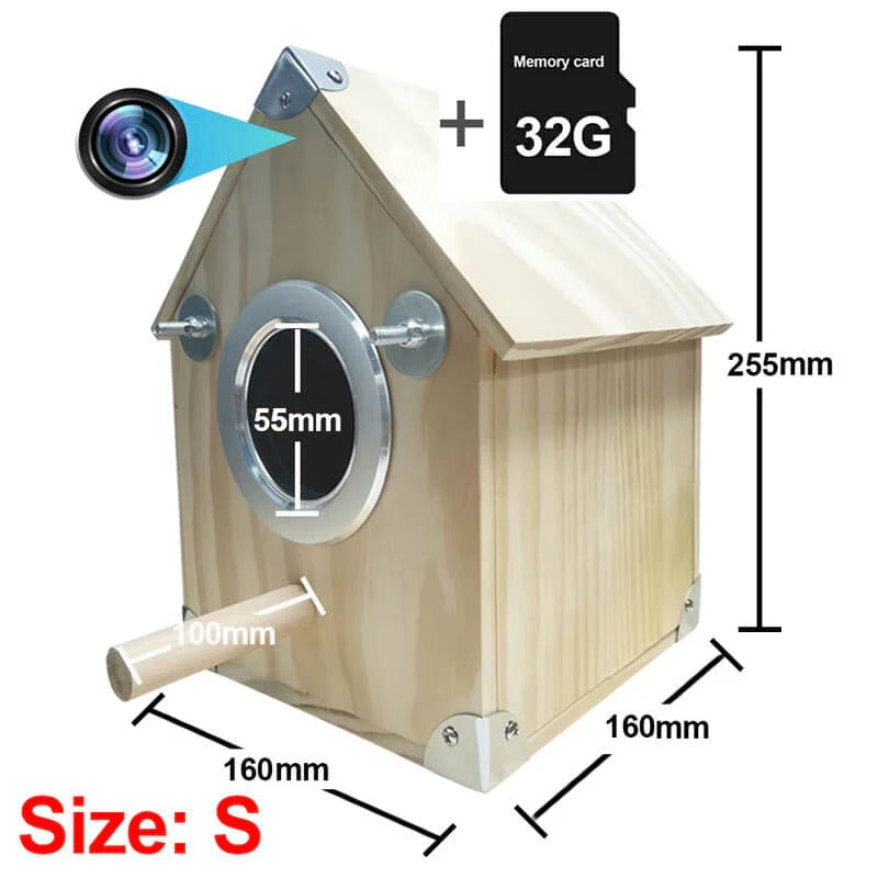 Bird Watching Nesting Feeder Nest Cam Box with Camera - product detail 7