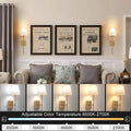 NOMOVA Rechargeable Wireless Wall Light Set (2 Pack) - Battery-Powered Indoor & Outdoor Lighting for Home, Patio, and Garden