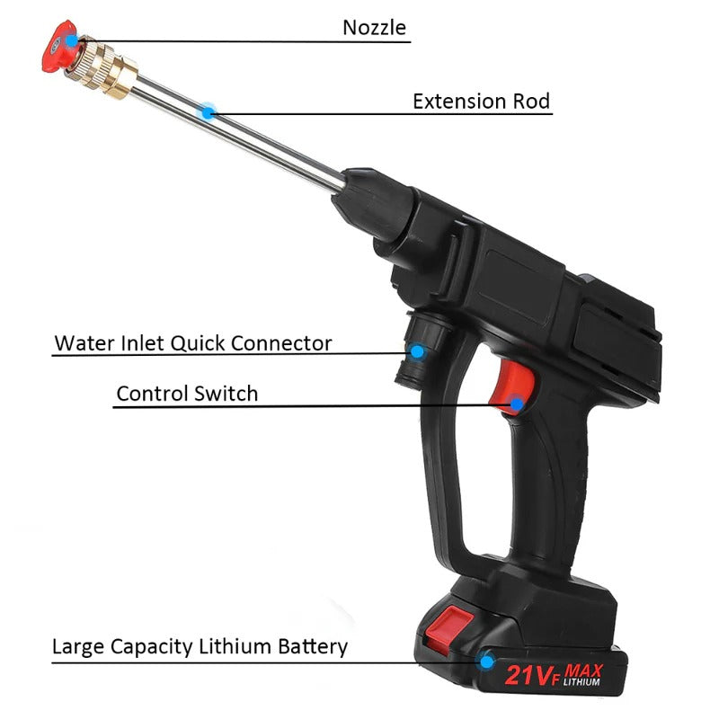 Cordless High Pressure Washer with 2 Batteries - product detail 10