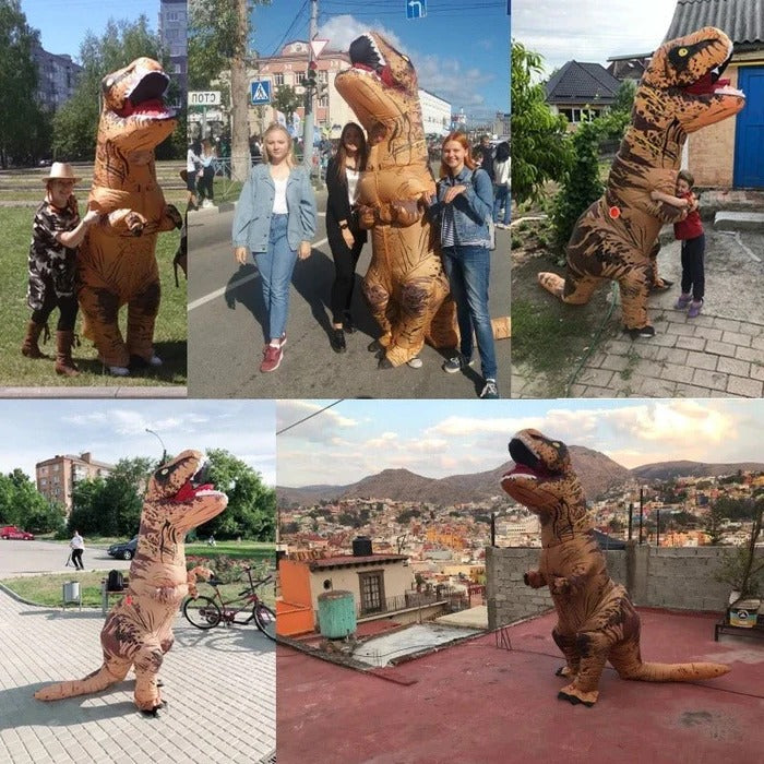 Inflatable T-Rex costume - product detail 2