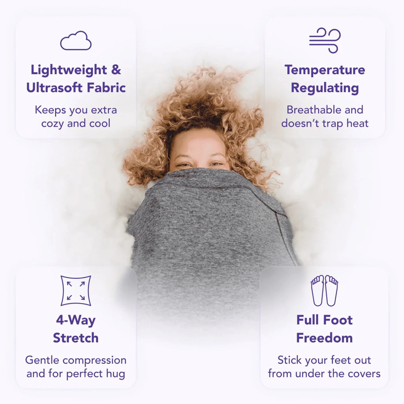 Adult Swaddle Blanket - product detail 5