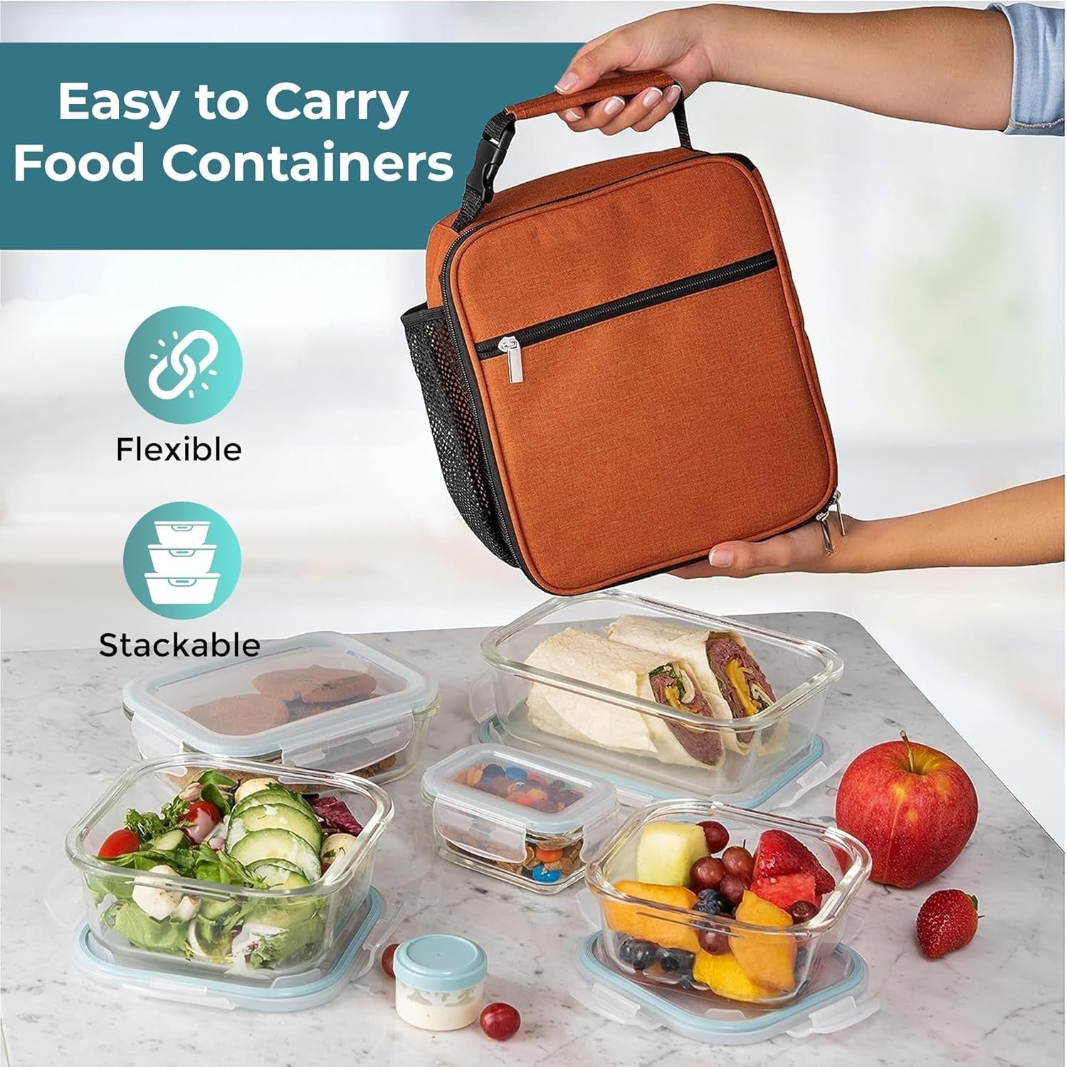 35-piece food storage container set - product detail 5
