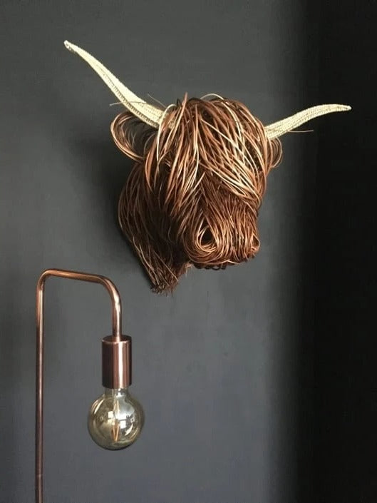 NOMOVA Wall-Mounted Cow Sculpture
