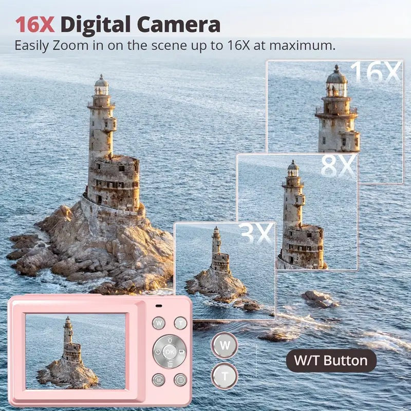 Compact Digital Camera with Retro Design - product detail 7
