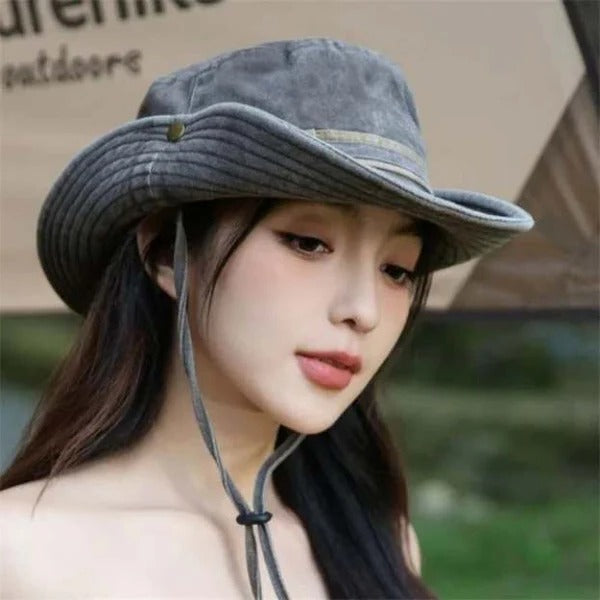 Wide Brim Outdoor Hat - product detail 4