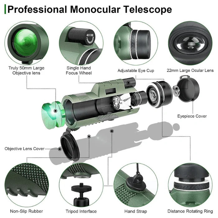 Handheld Compact Monocular - product detail 3