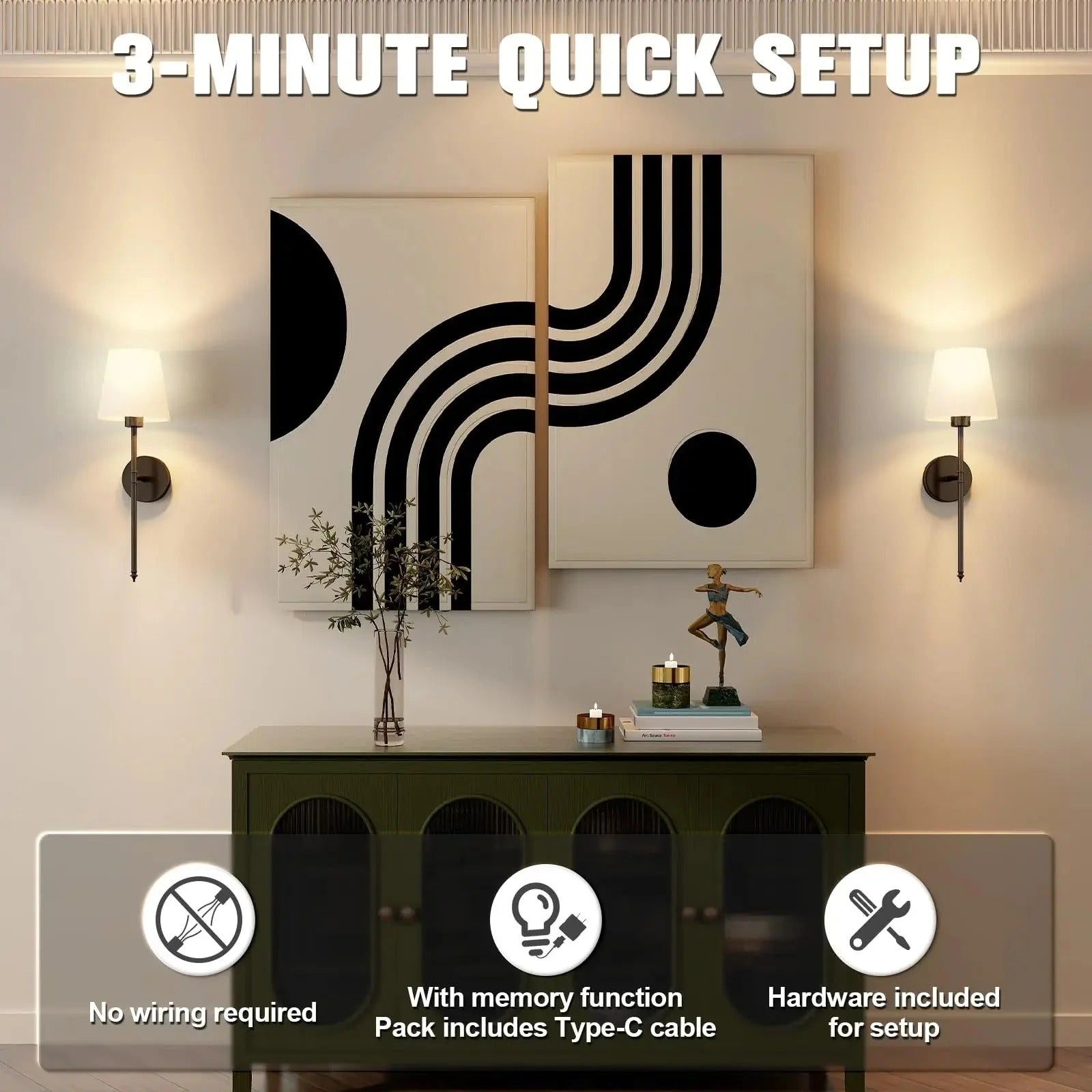 Wireless Wall Lights - product detail 13