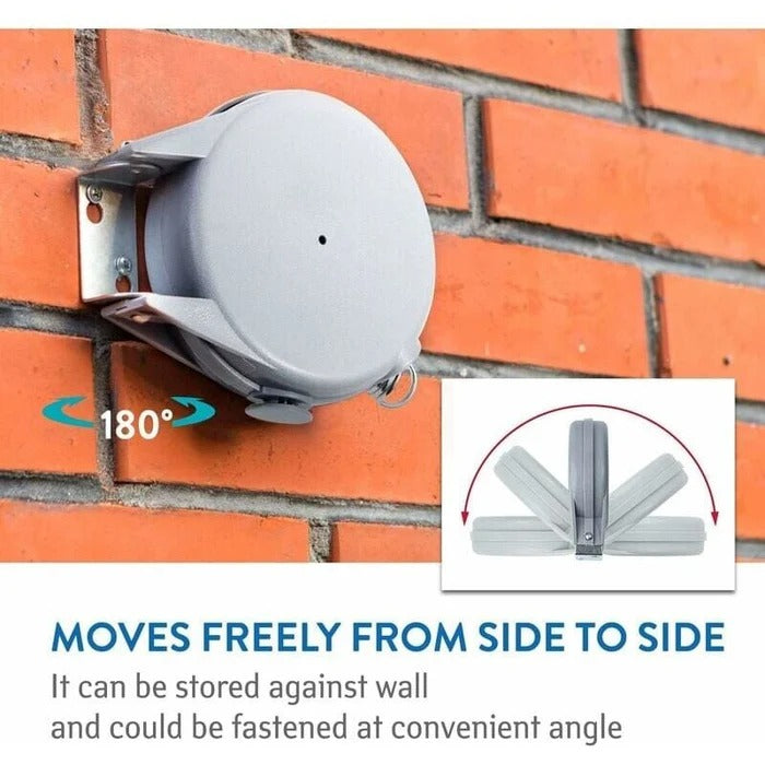 Retractable Washing Line with Swivel Wall Mount - product detail 4