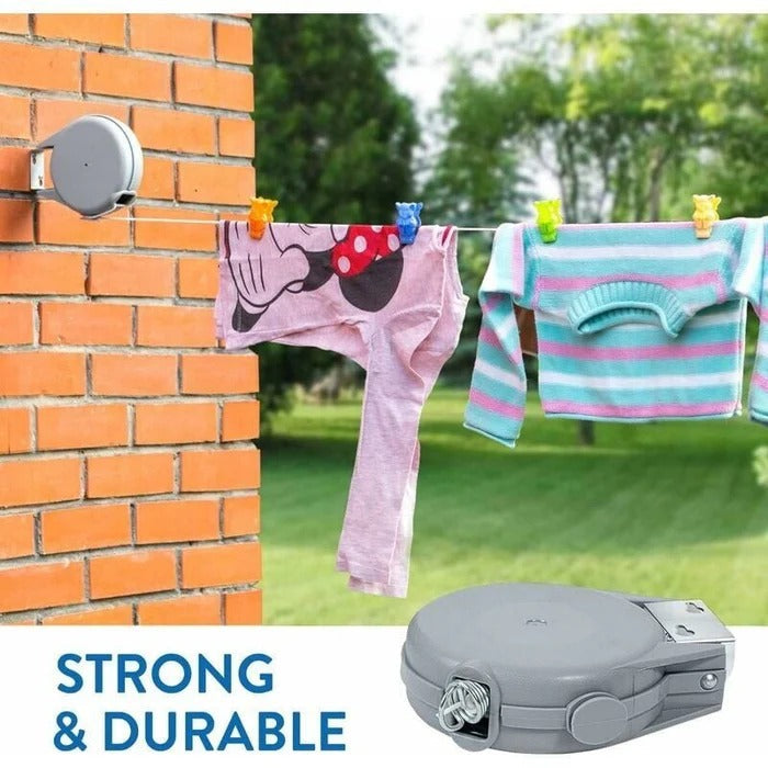 Retractable Washing Line with Swivel Wall Mount - product detail 3