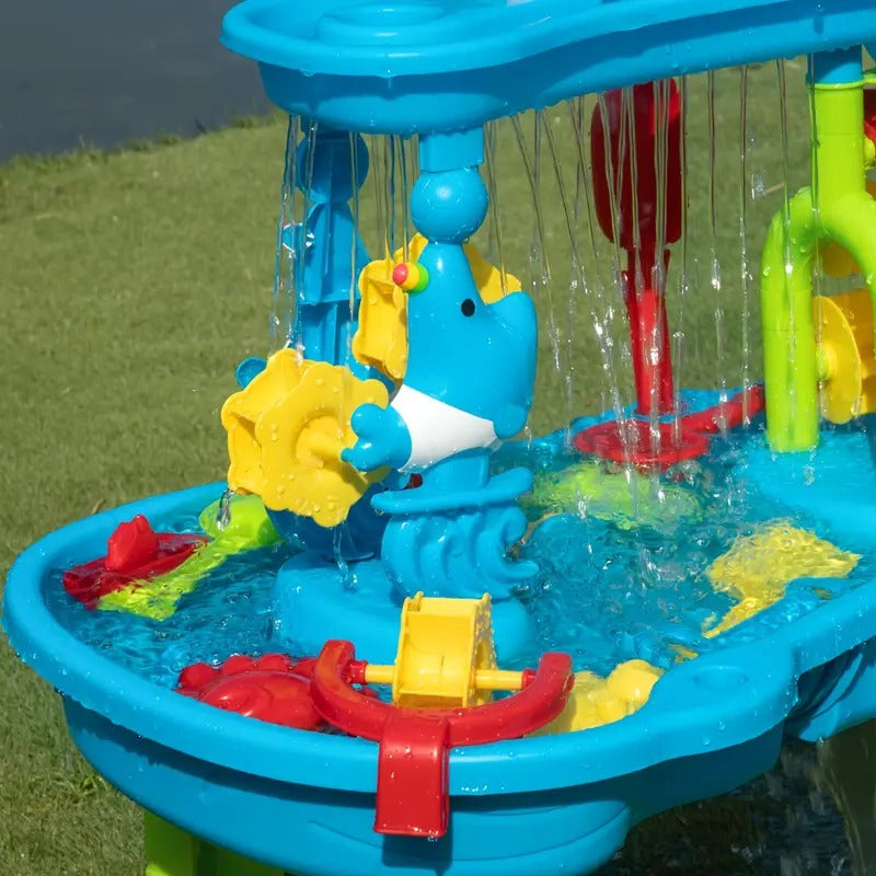 3-in-1 Outdoor Sand and Water Table for Kids - product detail 3
