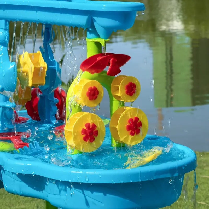 3-in-1 Outdoor Sand and Water Table for Kids - product detail 2