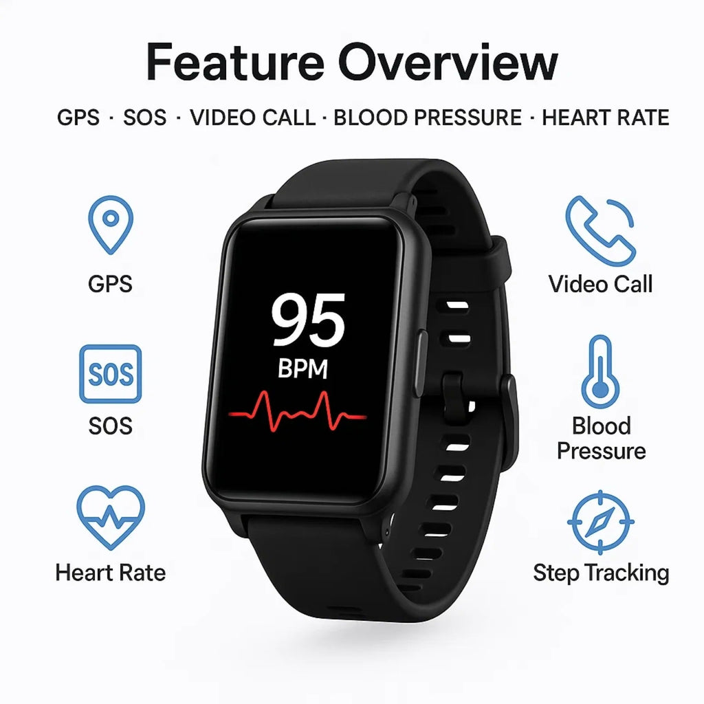 Fall Detection Smartwatch for Seniors - product detail 6