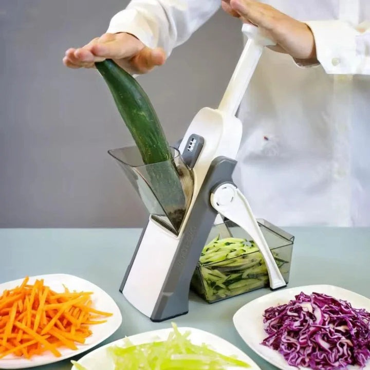5-in-1 Vegetable Slicer with Collecting Tray - product detail 5