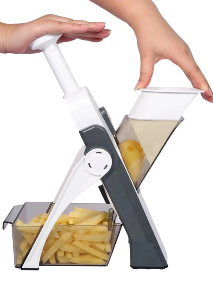 5-in-1 Vegetable Slicer with Collecting Tray - product detail 4