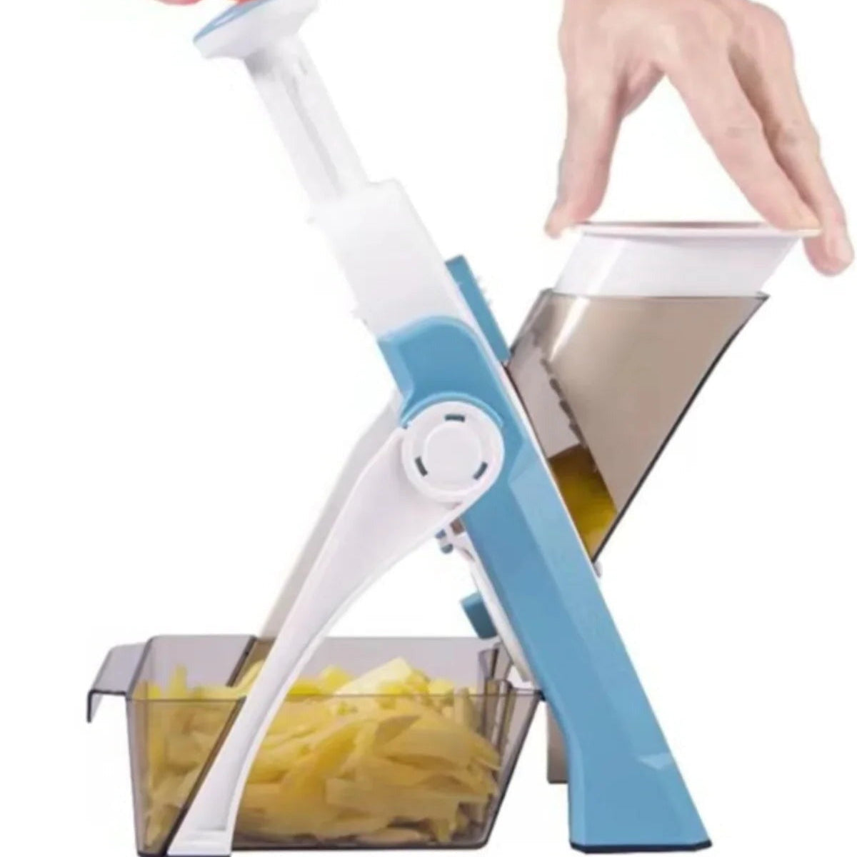 NOMOVA 5-in-1 Vegetable Slicer with Collecting Tray
