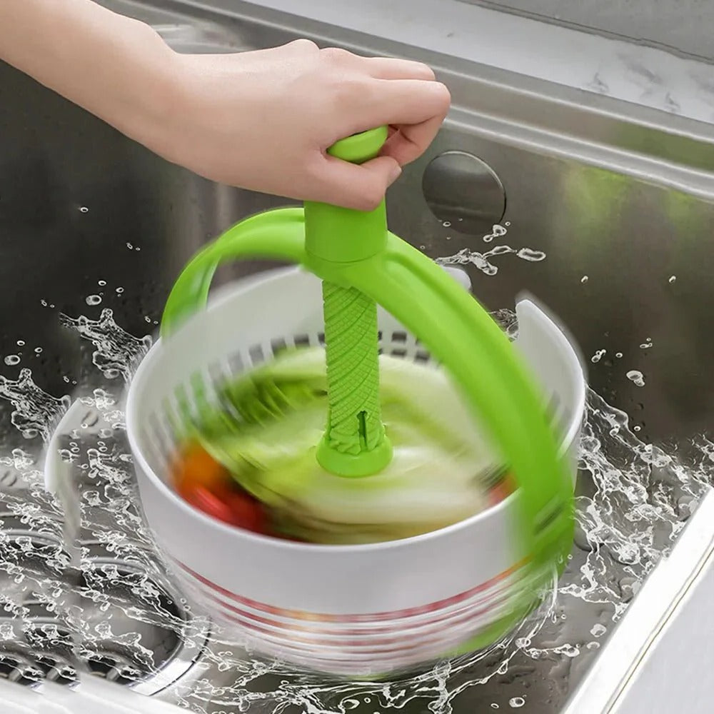 NOMOVA Spin & Drain Salad Bowl