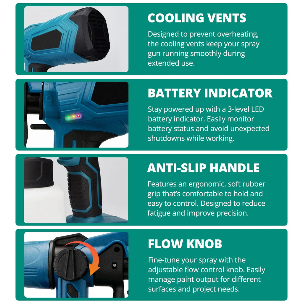 Cordless Paint Sprayer - product detail 8