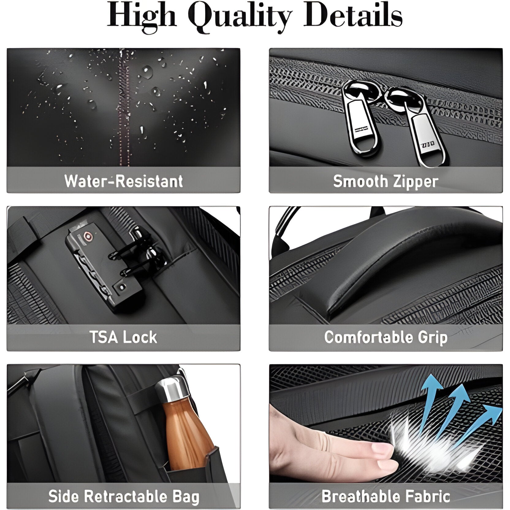 Structured Rucksack with Internal Compression System - product detail 13