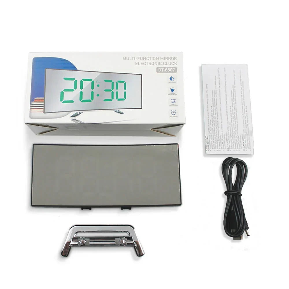 Modern Curved LED Digital Clock - product detail 4