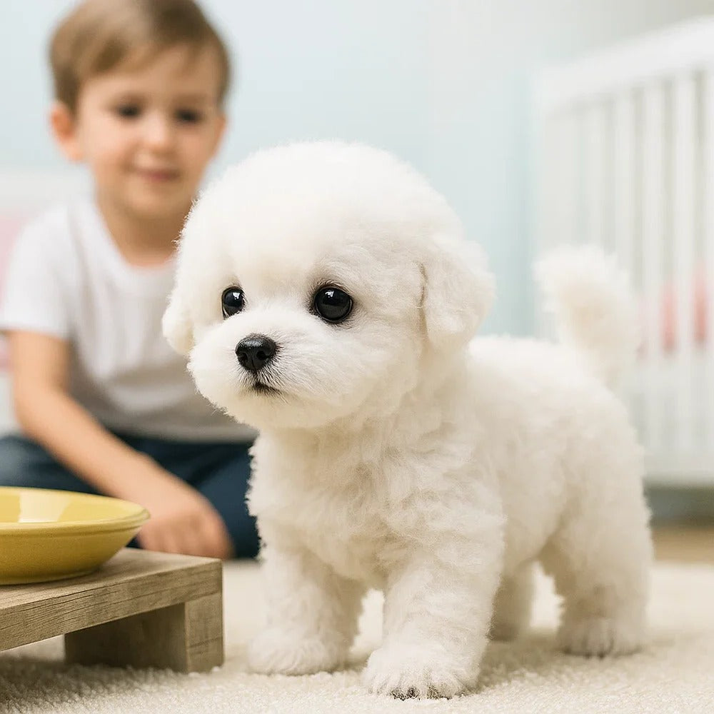 Realistic Interactive Plush Puppy Toy - product detail 4