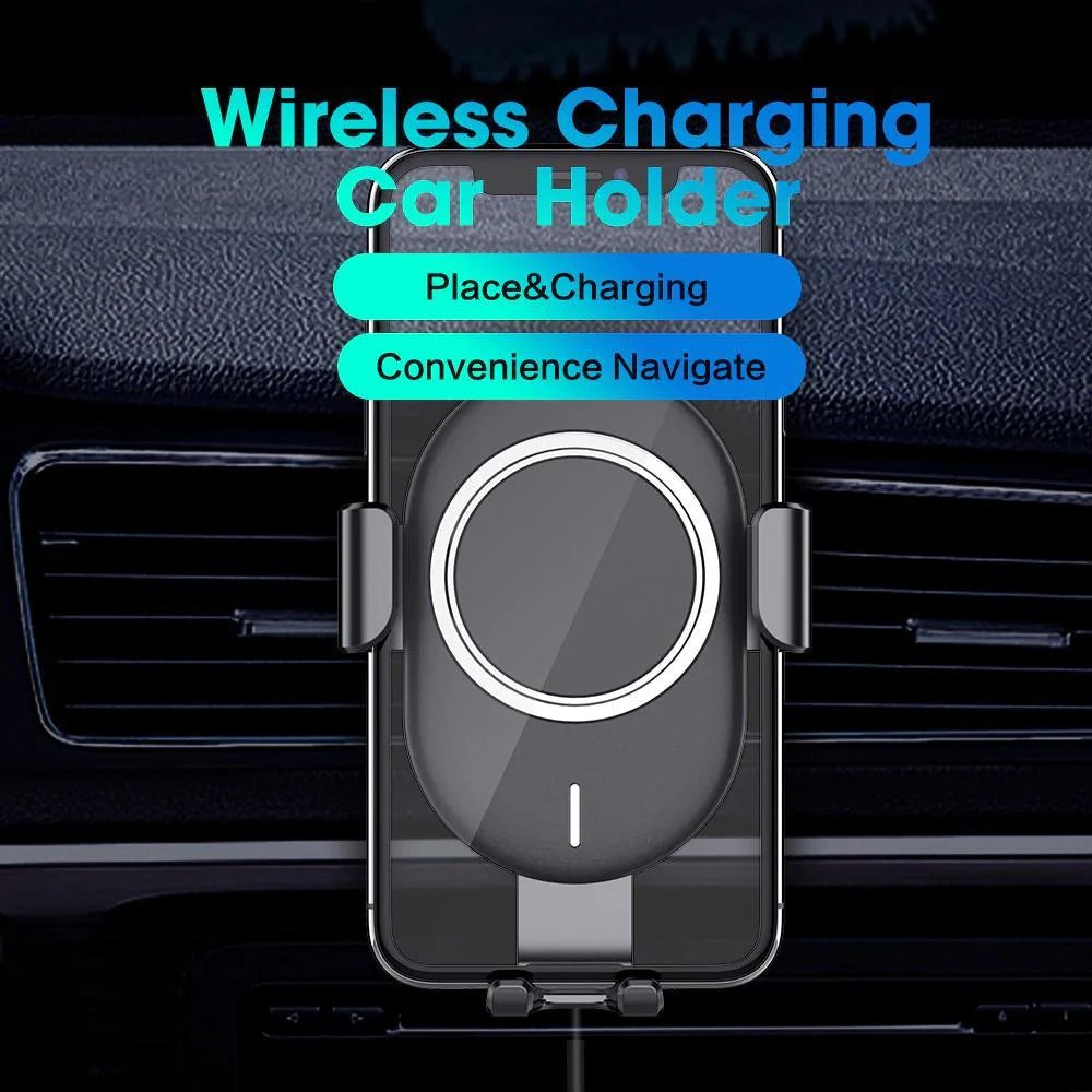 Auto Clamping Wireless Car Charger - product detail 7