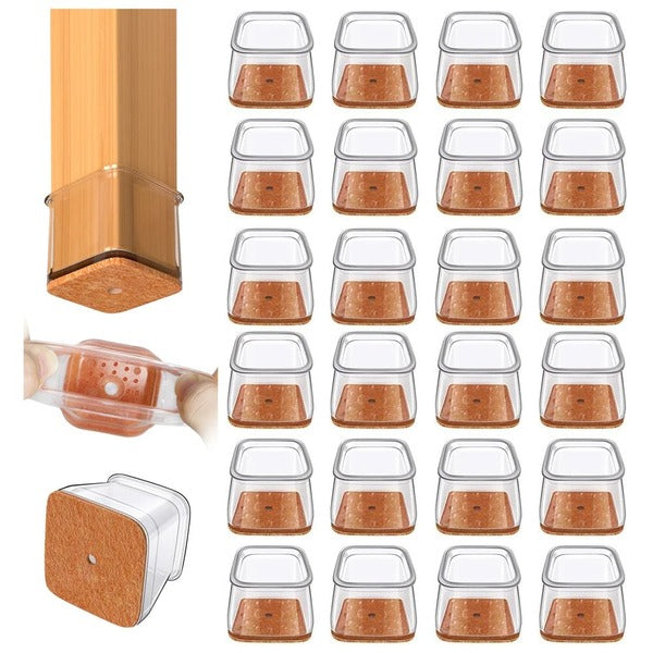 NOMOVA Square Chair Leg Floor Protectors