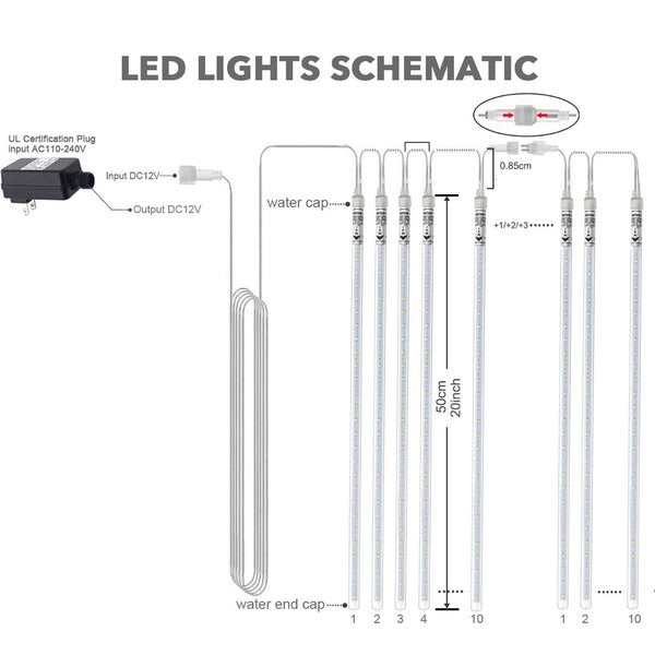 LED Dripping Icicle Lights - product detail 5